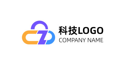 科技互联网 云logo